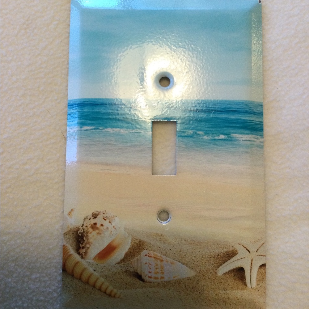 Art Plates Single Wall Switch— Beach Scene